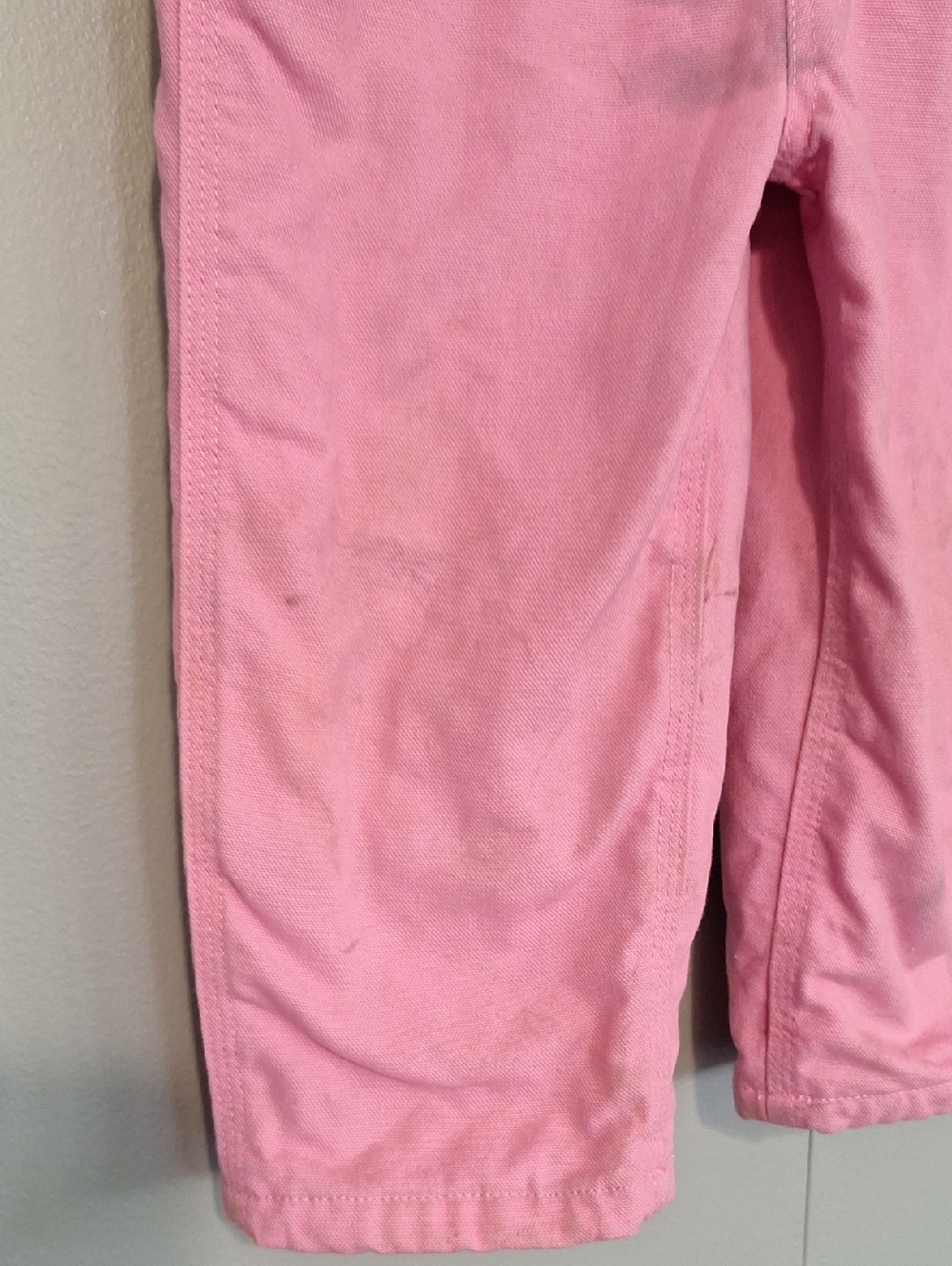 Carhartt Pink Overalls Size 2t - Picture 3 of 9